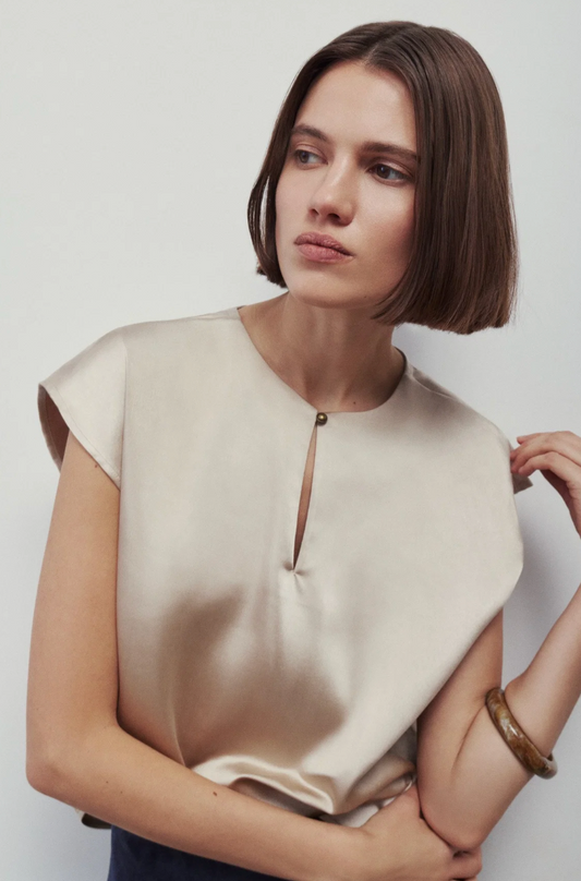 Wina Sand Blouse
