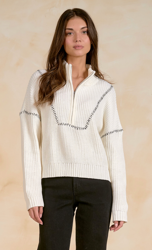 Off White Stitch Sweater