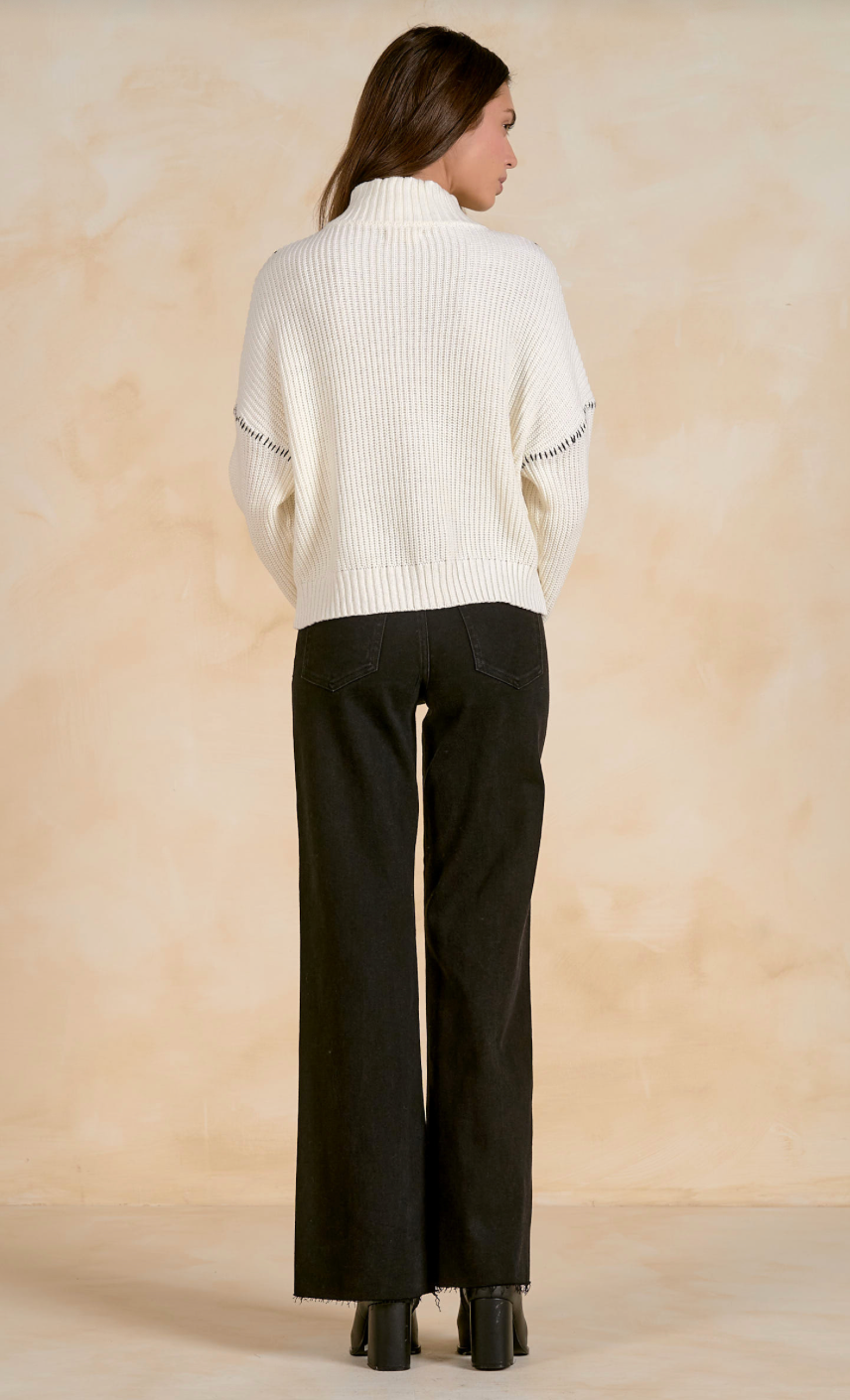 Off White Stitch Sweater
