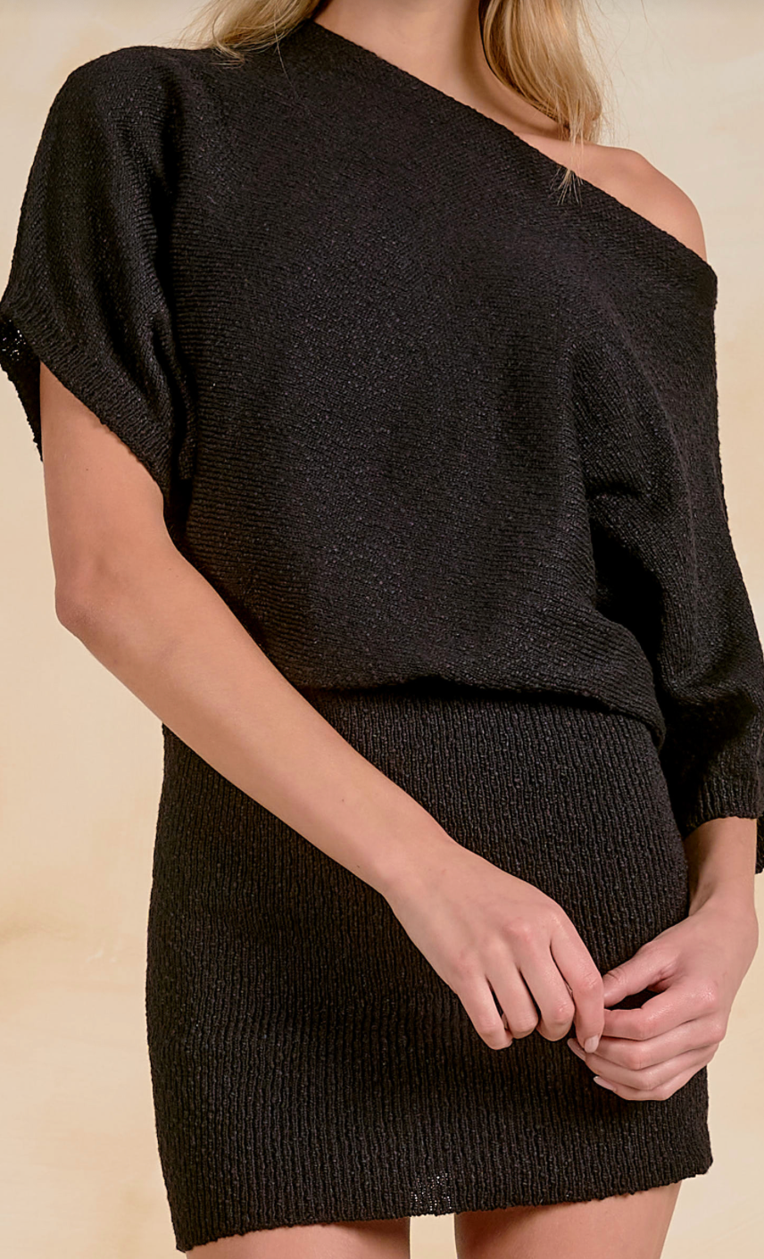 Fun & Flirty Black Dress