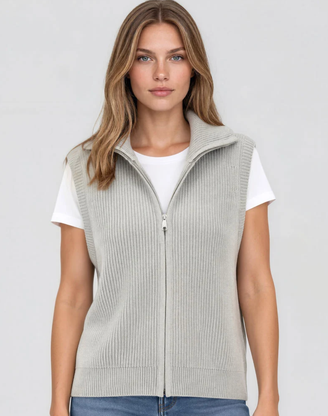 Zyma Grey Sweater Vest