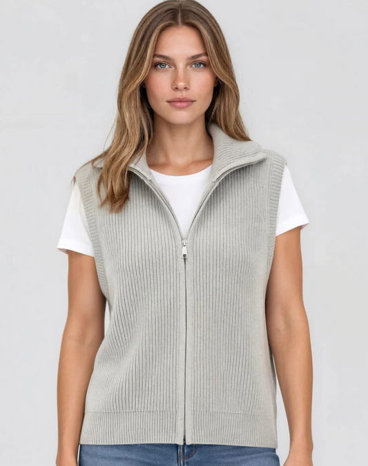 Zyma Grey Sweater Vest