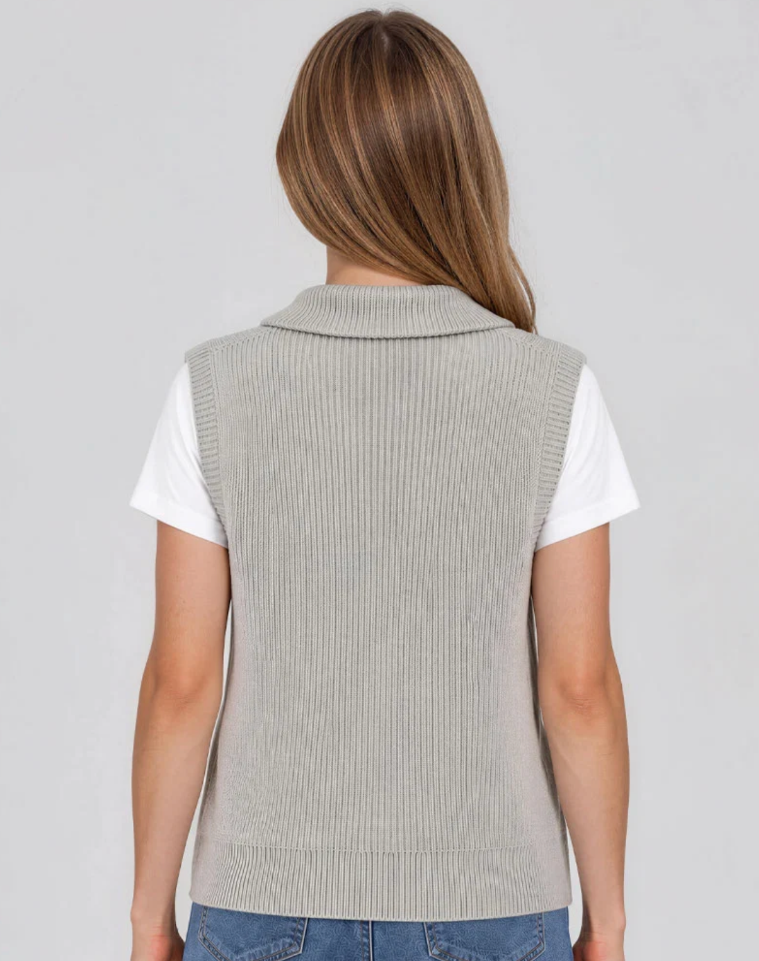 Zyma Grey Sweater Vest