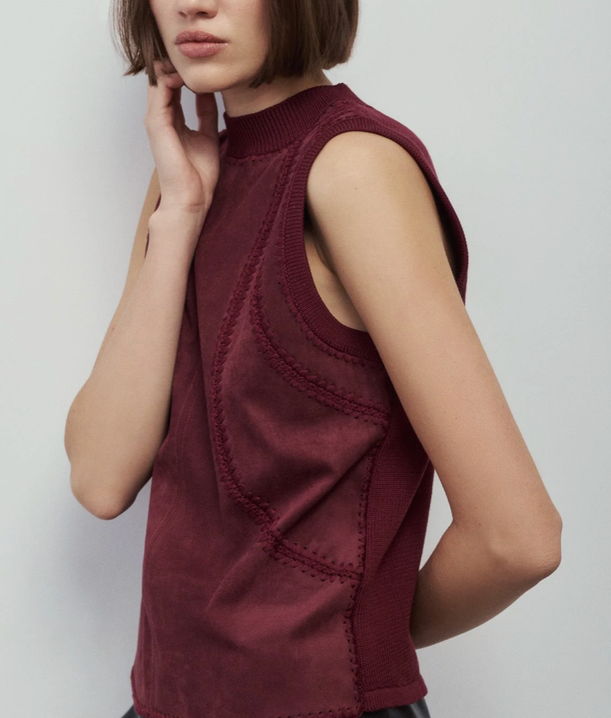 Solana New Burgundy Top