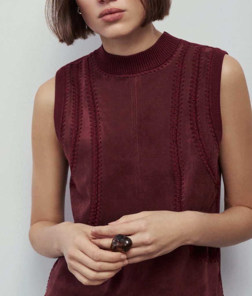 Solana New Burgundy Top