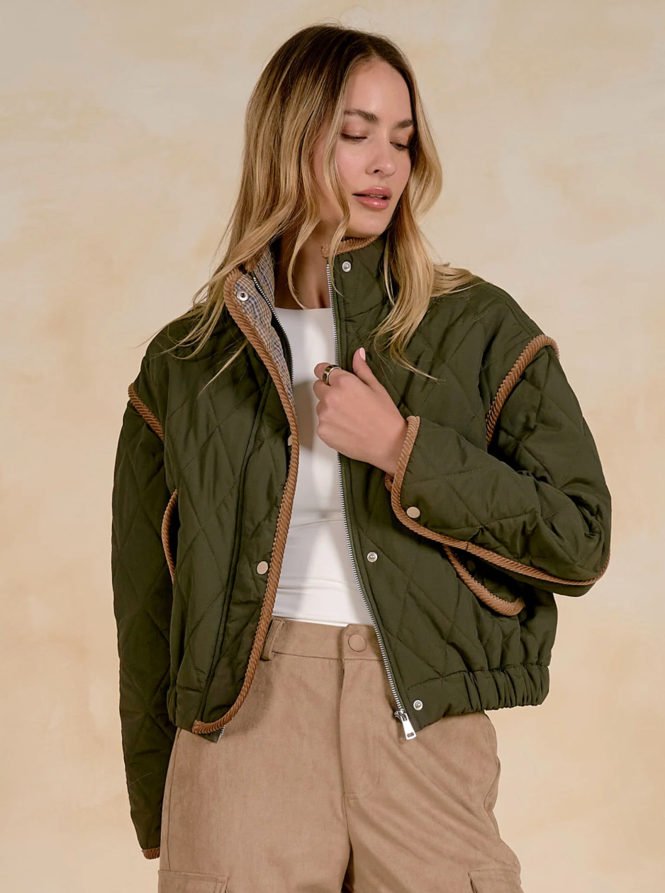 Olive Corduroy Jacket