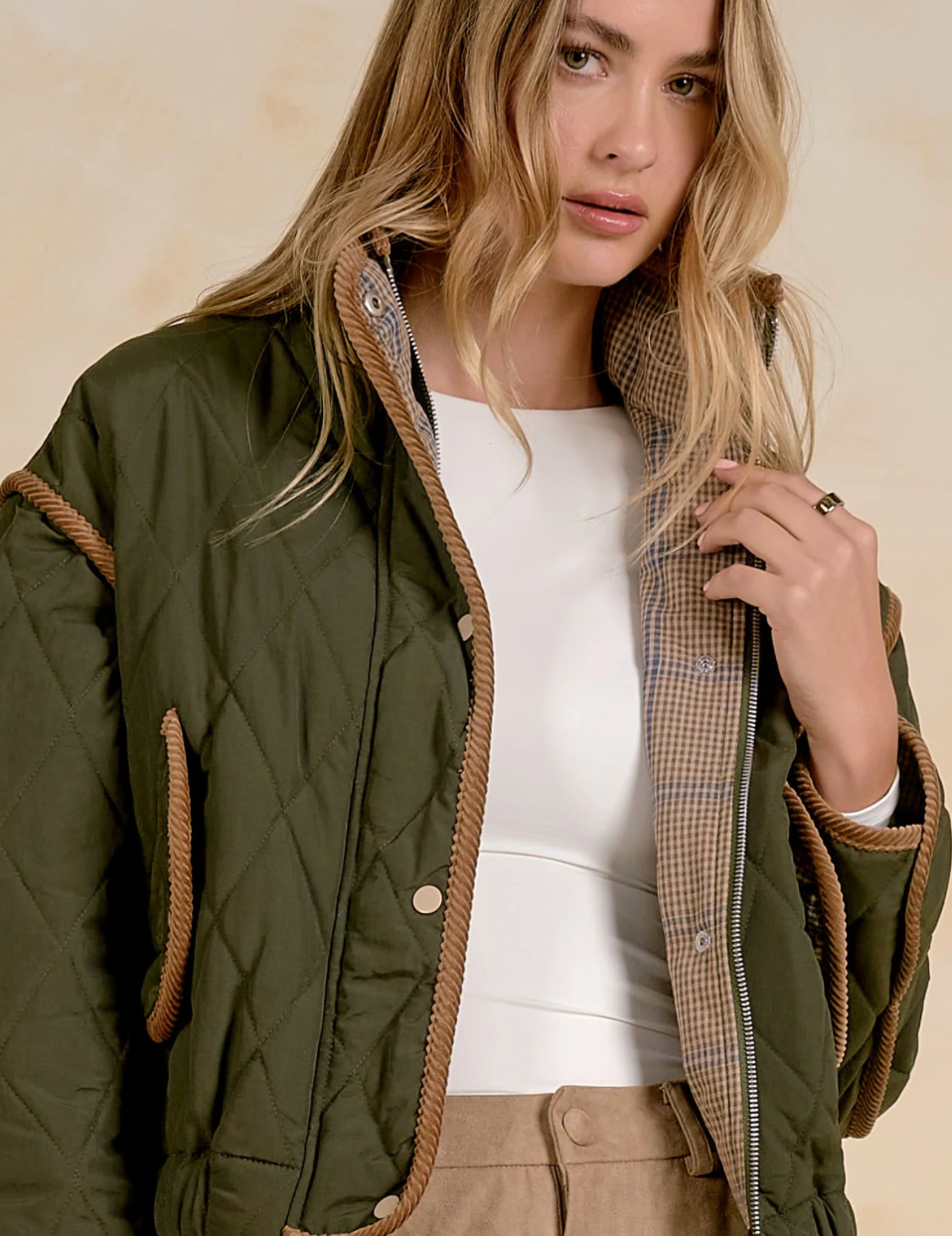 Olive Corduroy Jacket