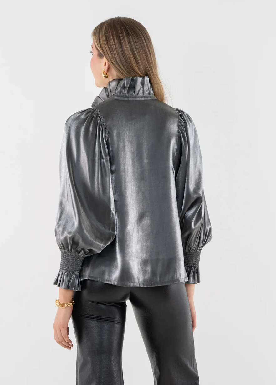 Charlotte Metallic Top