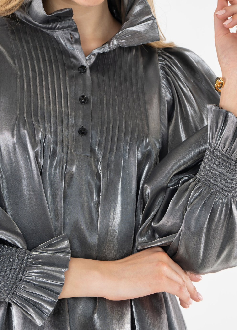 Charlotte Metallic Top
