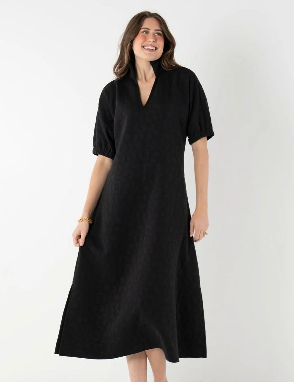 Poppy Maxi Quilted Cheetah Dress