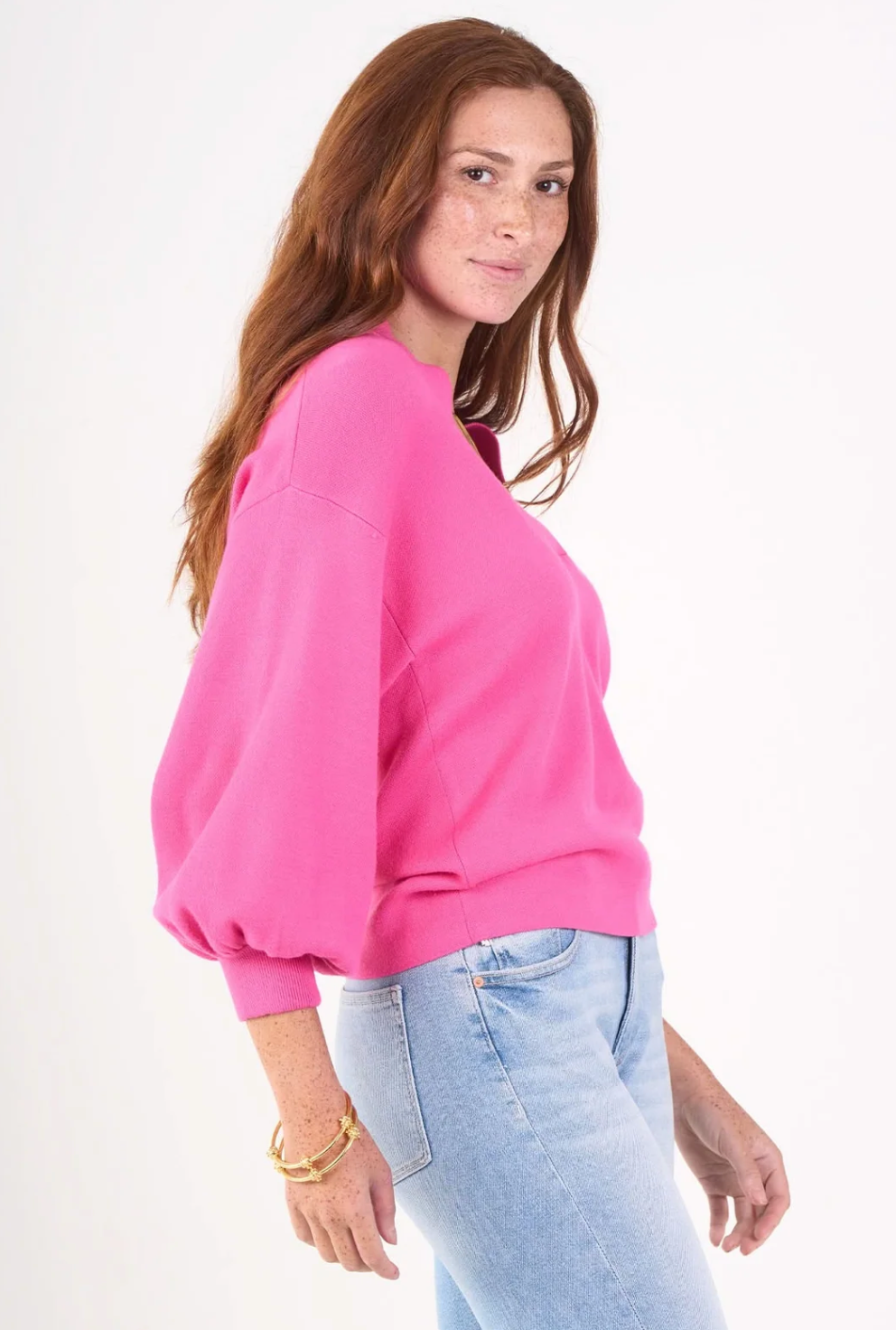 Lolli Fuchsia Knit Sweater