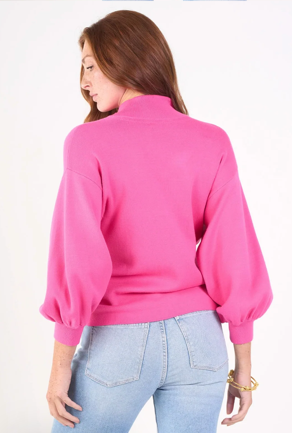Lolli Fuchsia Knit Sweater