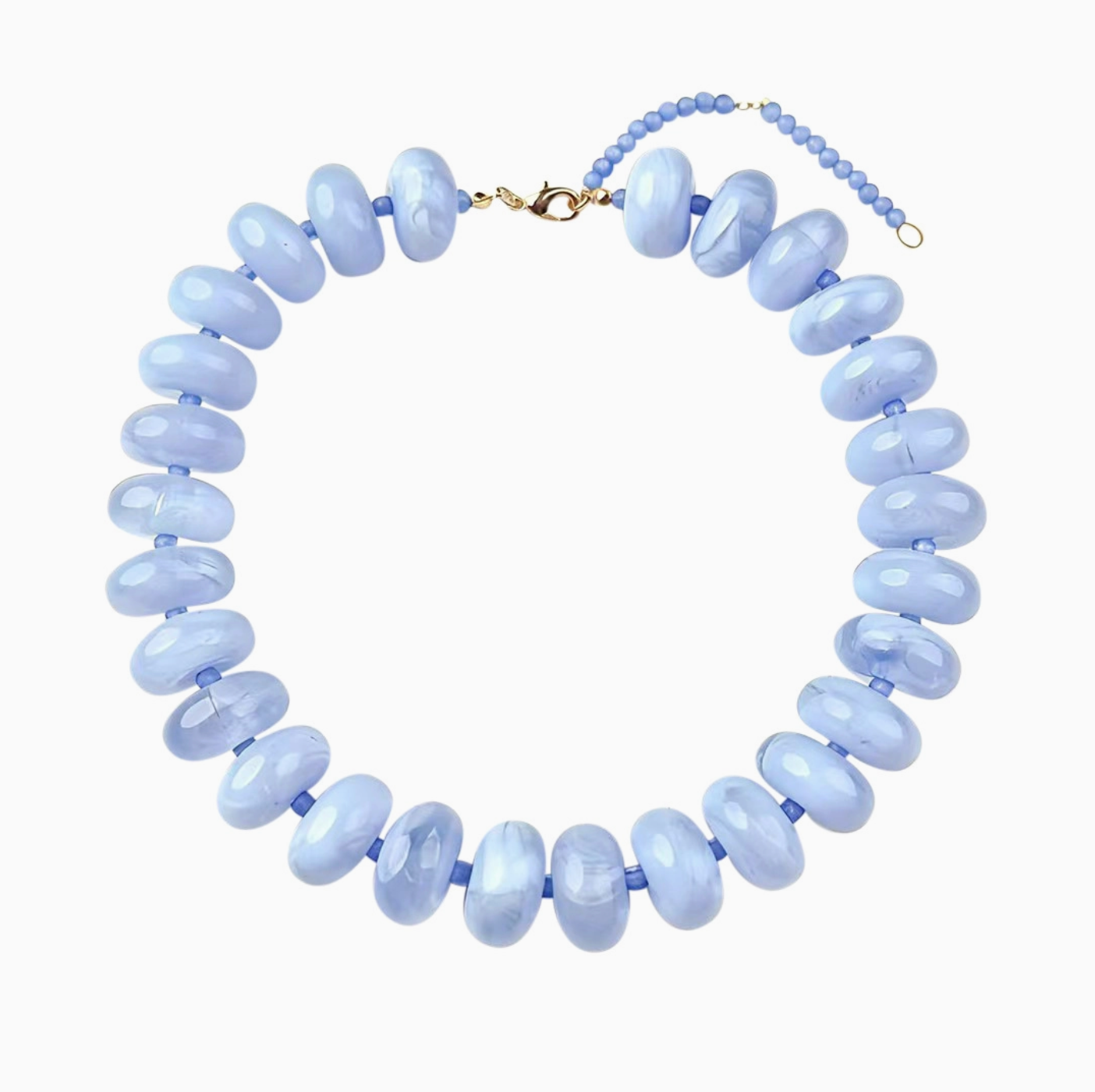 N. Beaded Thick Necklace