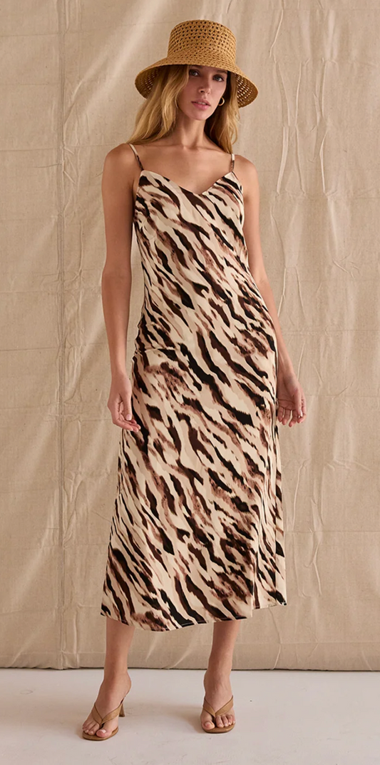 Kira Abstract Slip On Dress
