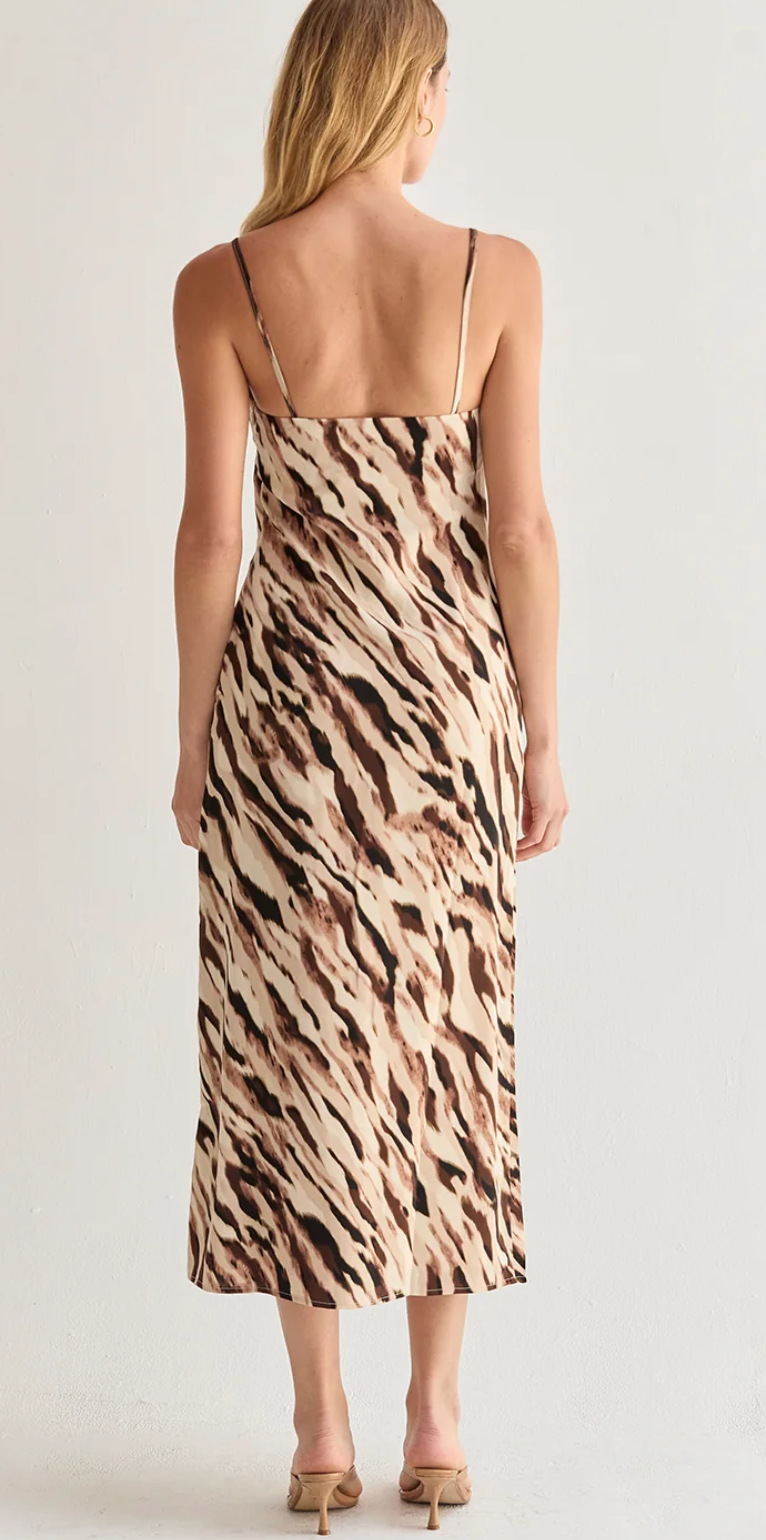 Kira Abstract Slip On Dress