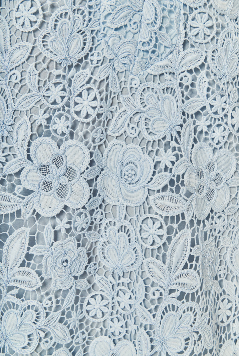 Guipure Lace Mini Dress