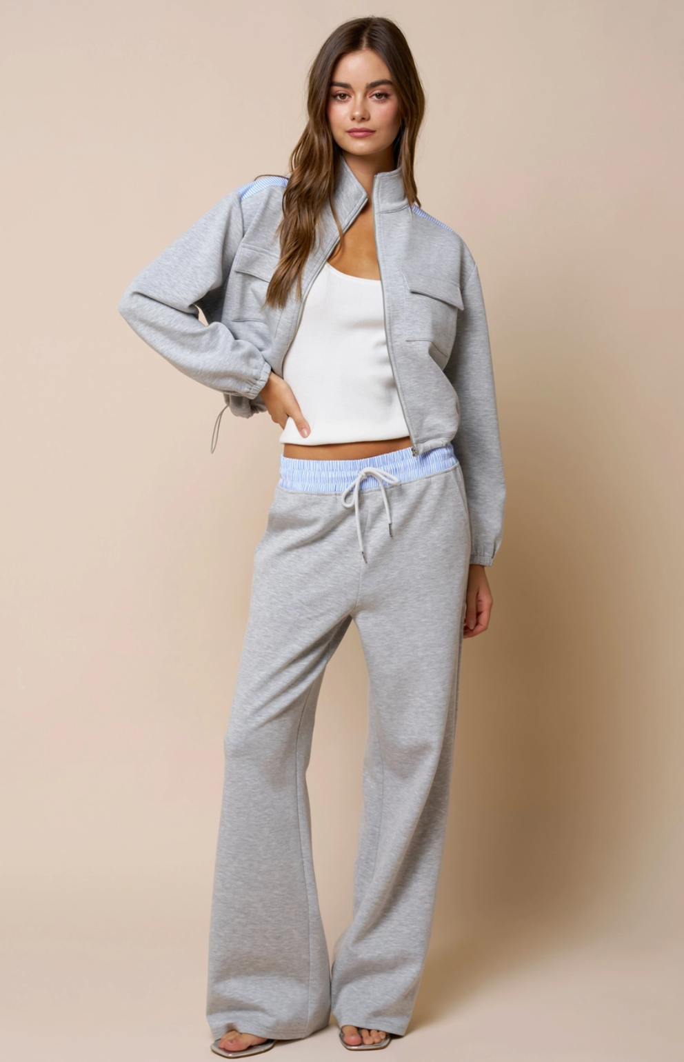 Color Block Straight Leg SweatPant