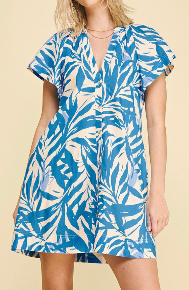 Botanical Tunic Dress
