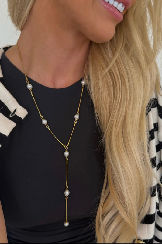 N. Gigi Pearl Lariat