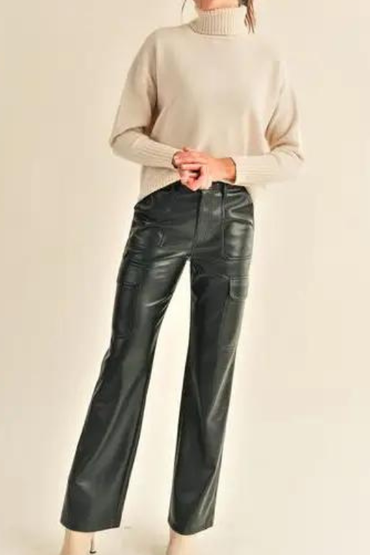 The Carrie Leather Pants