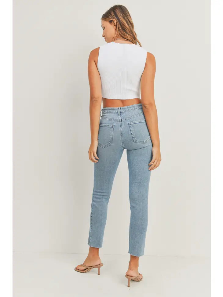 Laurie Straight Distressed Jean