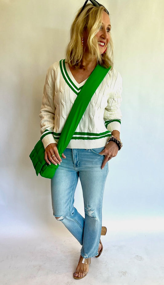 Tennis sweater Green