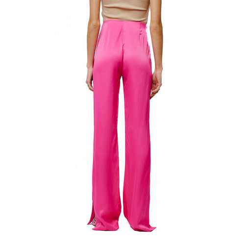 Safia Split Hem Satin Pant